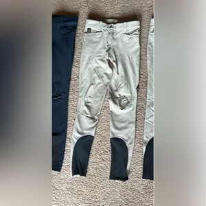 Equiline Ash Breeches in Beige IT40 US 24 Premium Quality Silicone Knee Patch